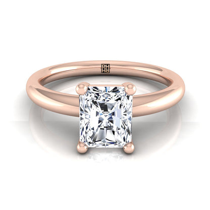 The Tori Select Solitaire Engagement Ring with Lab Diamond in 14K Rose Gold - view 1