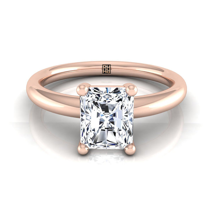 The Tori Select Solitaire Engagement Ring with Lab Diamond in 14K Rose Gold - view 1