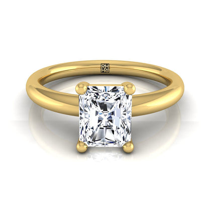 The Tori Select Solitaire Engagement Ring with Lab Diamond in 18K Yellow Gold - view 1