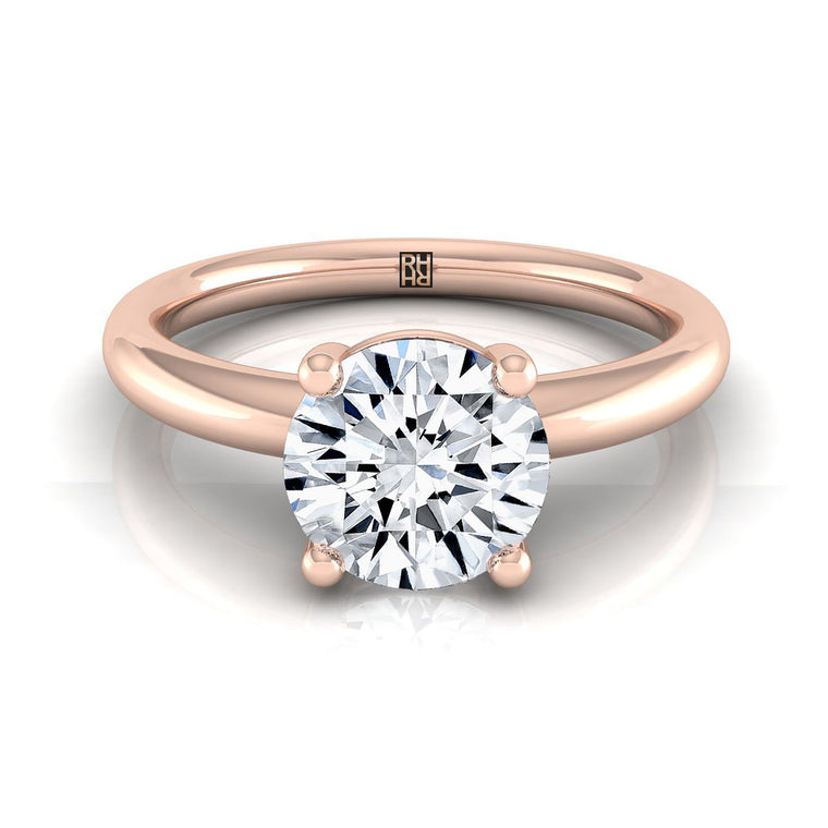 The Tori Select Solitaire Round Lab Diamond Engagement Ring in 14K Rose Gold