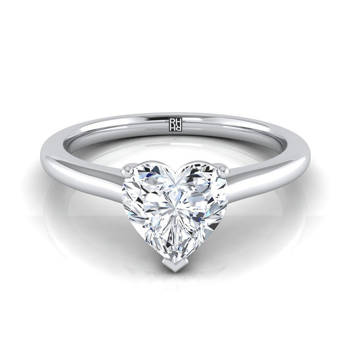 The Gladys Select Solitaire Engagement Ring with Lab Diamond in Platinum - view 1