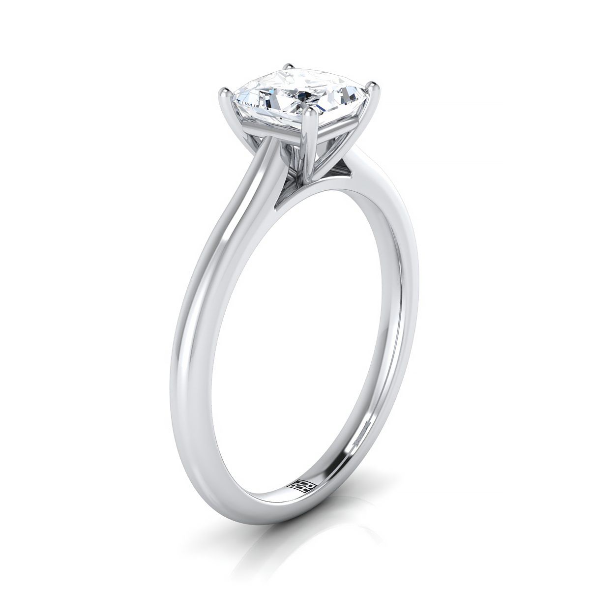 Select Solitaire styling on The Gladys princess engagement ring setting | RockHer