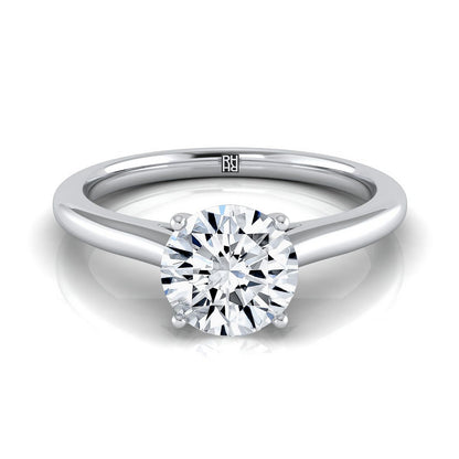 The Gladys Select Solitaire Engagement Ring with Lab Diamond in Platinum - view 1