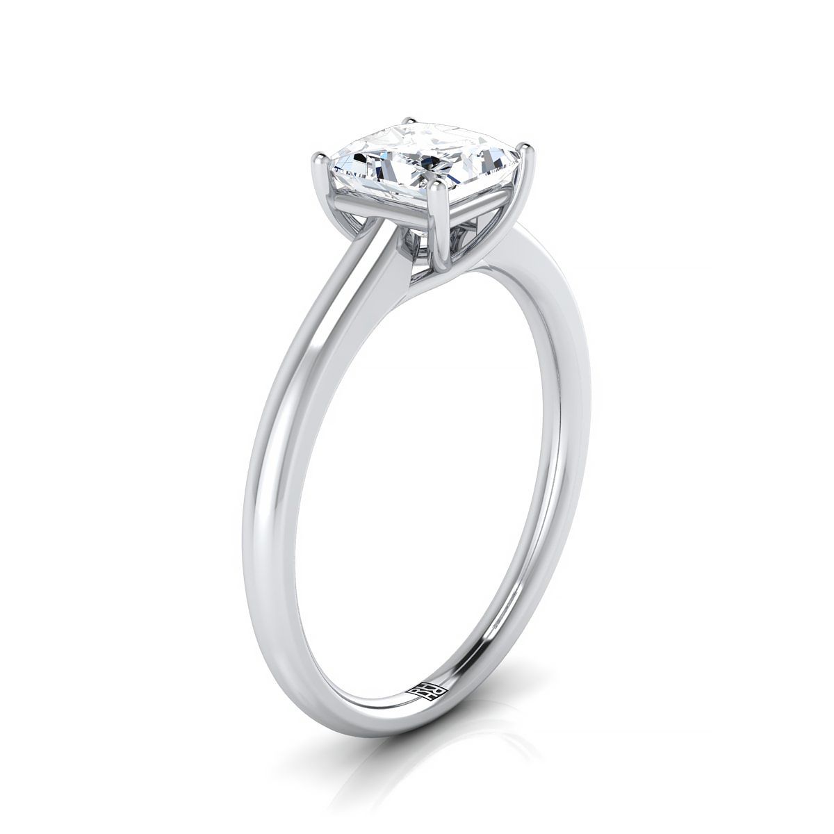 Select Solitaire styling on The Viola princess engagement ring setting | RockHer