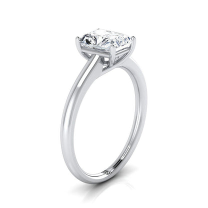 The Viola Select Solitaire Engagement Ring with Lab Diamond in Platinum - view 2