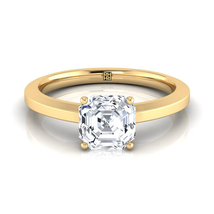 The Carmen Select Solitaire Engagement Ring with Lab Diamond in 18K Yellow Gold - view 1