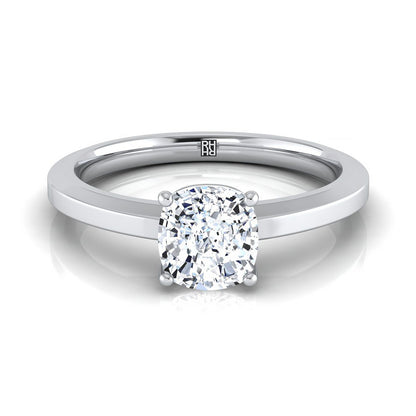 The Carmen Select Solitaire Engagement Ring with Lab Diamond in Platinum - view 1