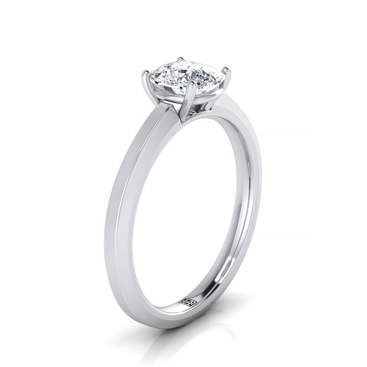 The Carmen Select Solitaire Engagement Ring with Lab Diamond in Platinum - view 2