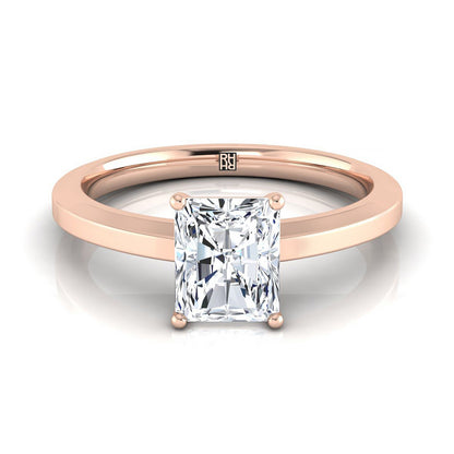 The Carmen Select Solitaire Engagement Ring with Lab Diamond in 14K Rose Gold - view 1