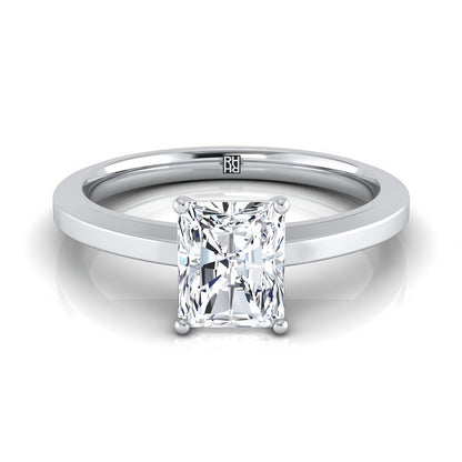 The Carmen Select Solitaire Engagement Ring with Lab Diamond in Platinum - view 1