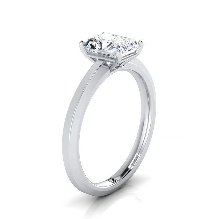 The Carmen Select Solitaire Engagement Ring with Lab Diamond in Platinum - view 2