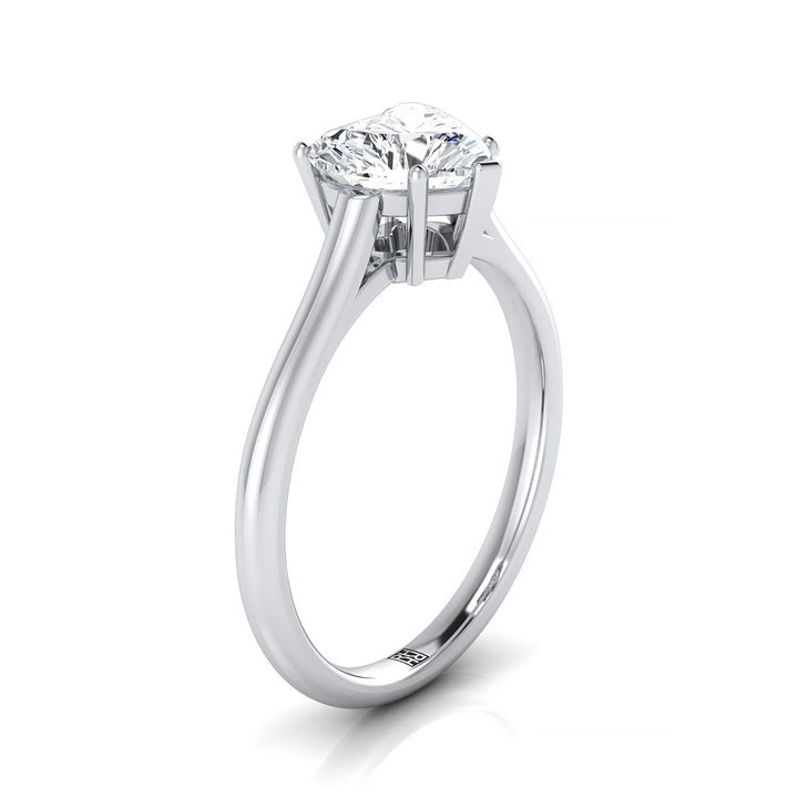 The Ellie Select Solitaire Engagement Ring with Lab Diamond in Platinum - view 2