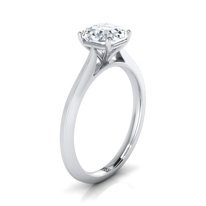 The Elena Select Solitaire Engagement Ring with Lab Diamond in Platinum - view 2
