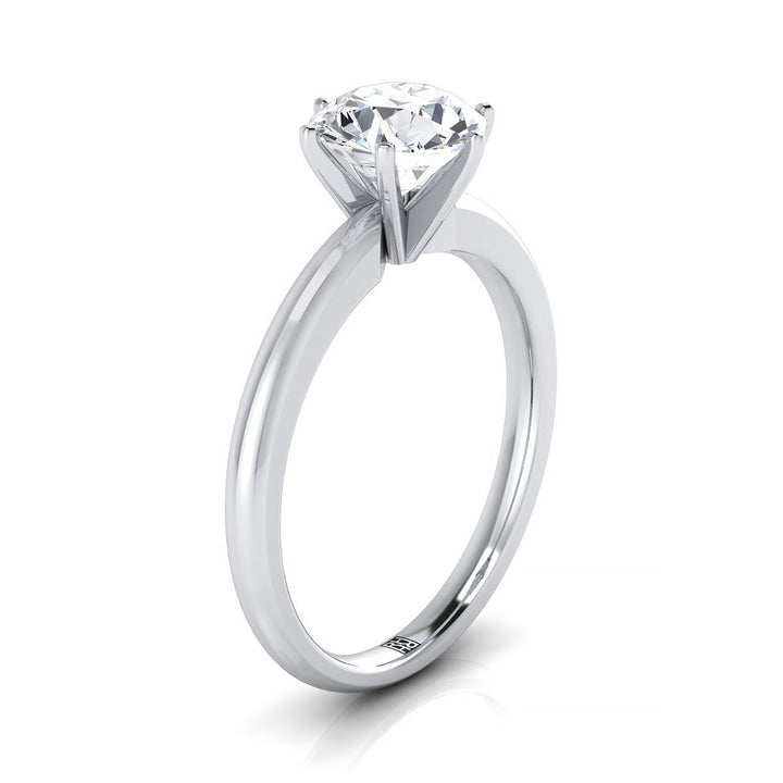 The Elsa Select Solitaire Engagement Ring with Lab Diamond in Platinum - view 2