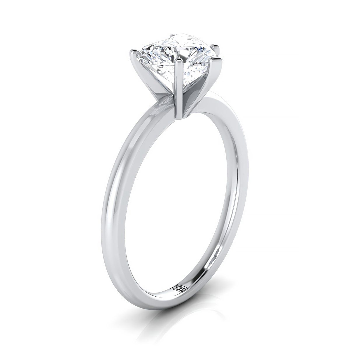 Select Solitaire styling on The Floria heart engagement ring setting | RockHer