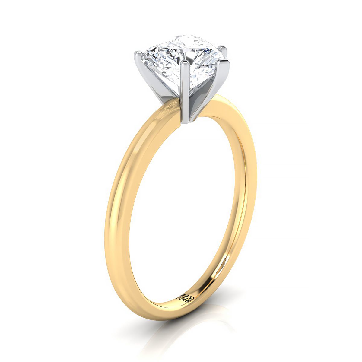 Select Solitaire styling on The Floria heart engagement ring setting | RockHer