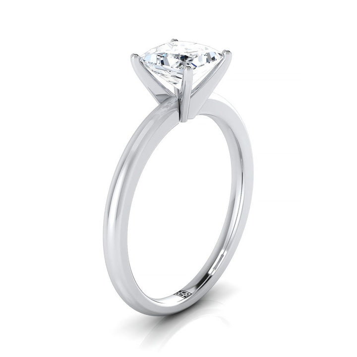 The Floria Select Solitaire Engagement Ring with Lab Diamond in Platinum - view 2