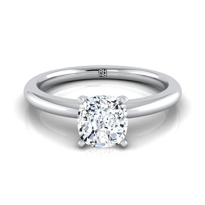 The Gilda Select Solitaire Engagement Ring with Lab Diamond in Platinum - view 1