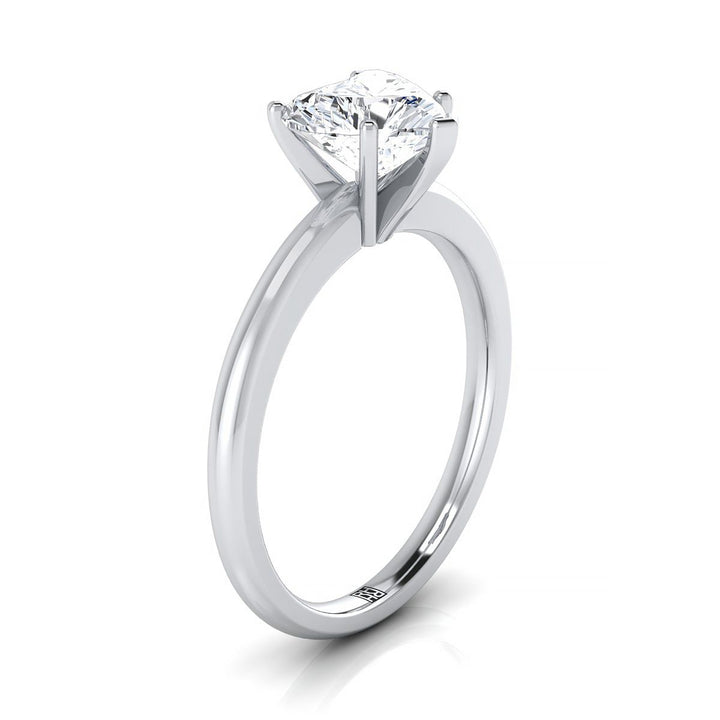 The Gilda Select Solitaire Engagement Ring with Lab Diamond in 18K White Gold - view 2