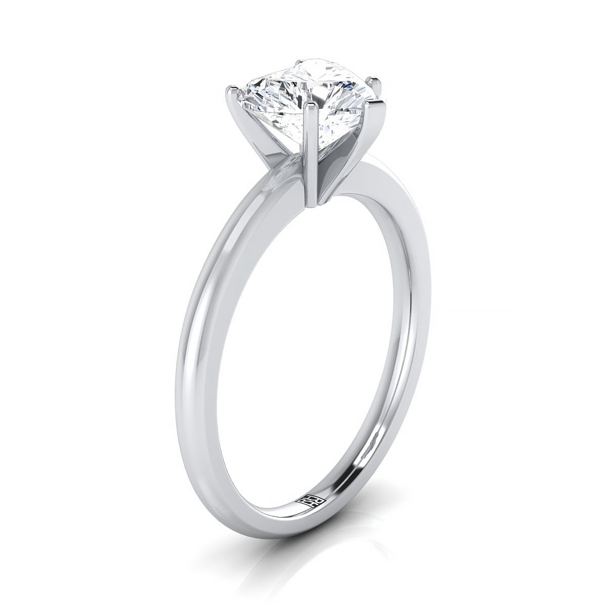 Select Solitaire styling on The Gilda heart engagement ring setting | RockHer