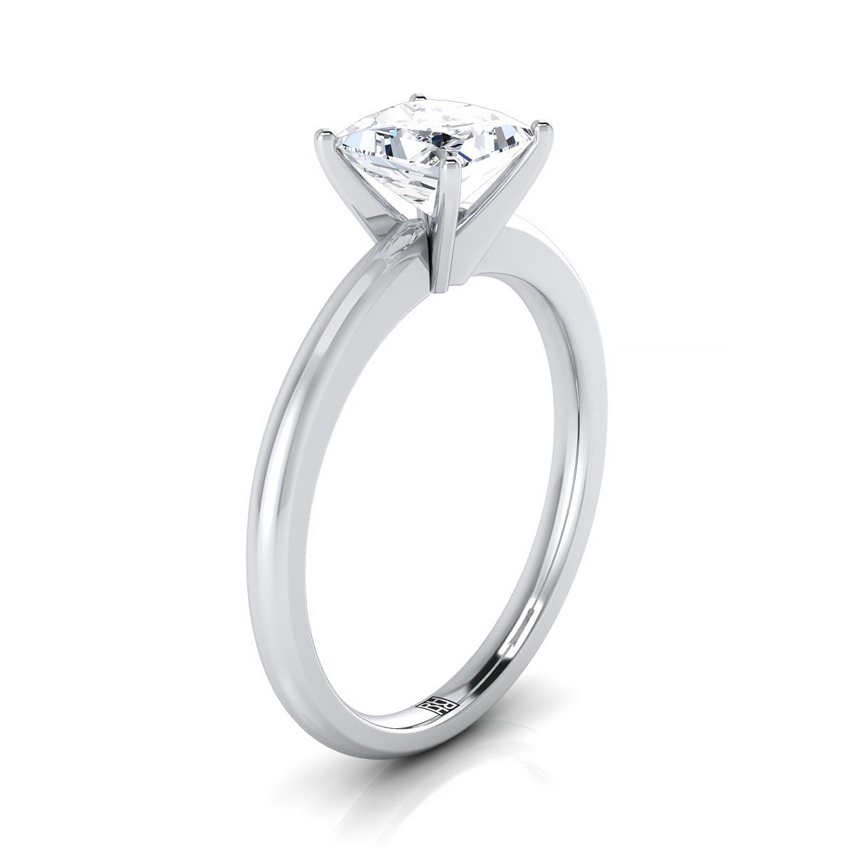 Select Solitaire styling on The Gilda princess engagement ring setting | RockHer