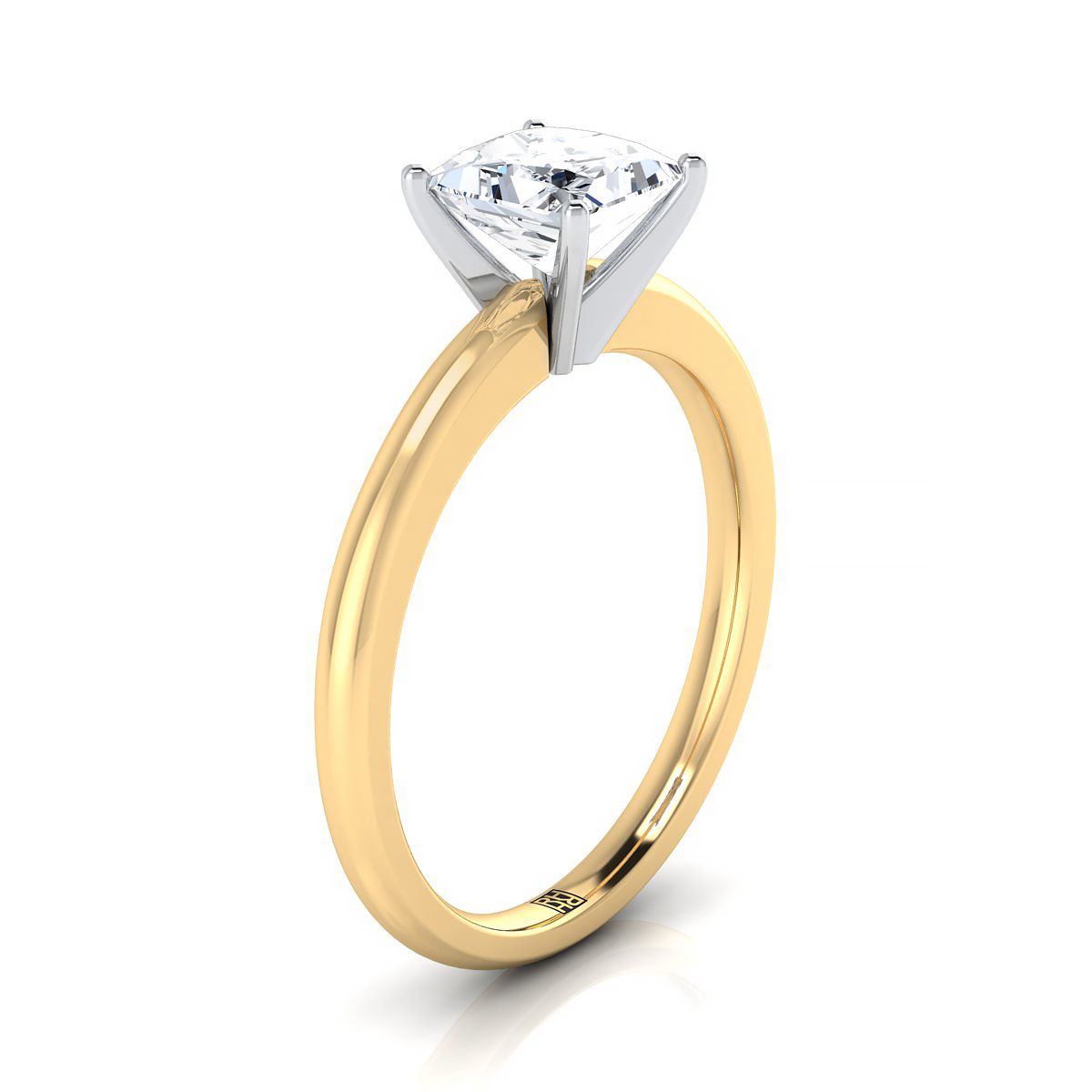 Select Solitaire styling on The Gilda princess engagement ring setting | RockHer