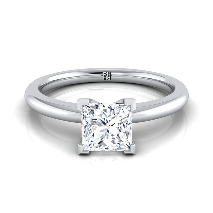 The Gilda Select Solitaire Engagement Ring with Lab Diamond in Platinum - view 1