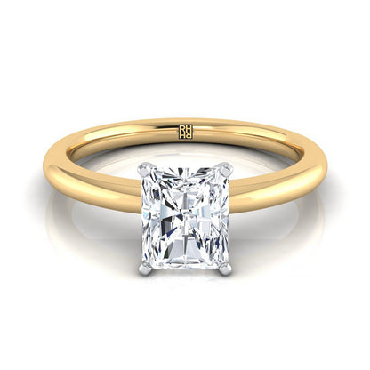 The Gilda Select Solitaire Engagement Ring with Lab Diamond in 18K Yellow Gold - view 1