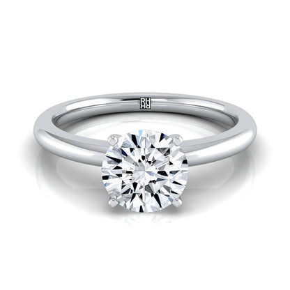 The Gilda Select Solitaire Engagement Ring with Lab Diamond in Platinum - view 1