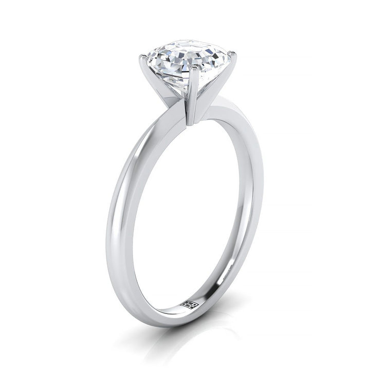 The Isolde Select Knife Edge Solitaire Engagement Ring with Lab Diamond in Platinum - view 2