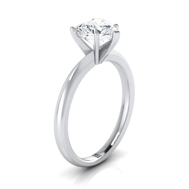 The Isolde Select Knife Edge Solitaire Engagement Ring with Lab Diamond in Platinum - view 2