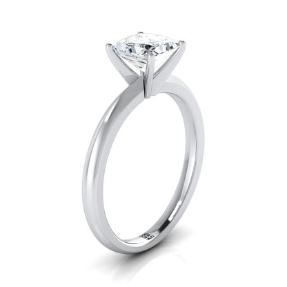 The Isolde Select Knife Edge Solitaire Engagement Ring with Lab Diamond in Platinum - view 2