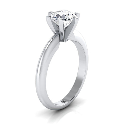 The Leonora Select Solitaire Engagement Ring with Lab Diamond in Platinum - view 2