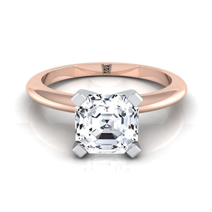 The Lolette Select Solitaire Engagement Ring with Lab Diamond in 14K Rose Gold - view 1