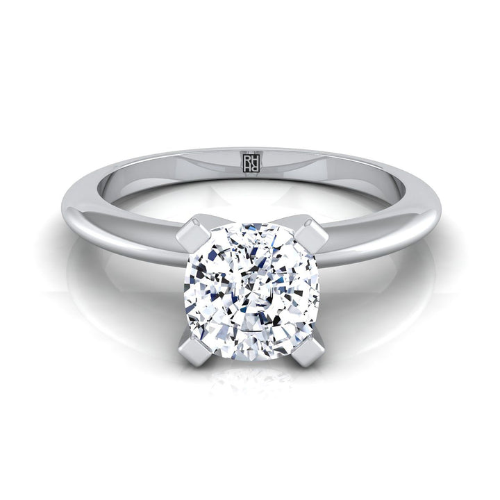 The Lolette Select Solitaire Engagement Ring with Lab Diamond in Platinum - view 1