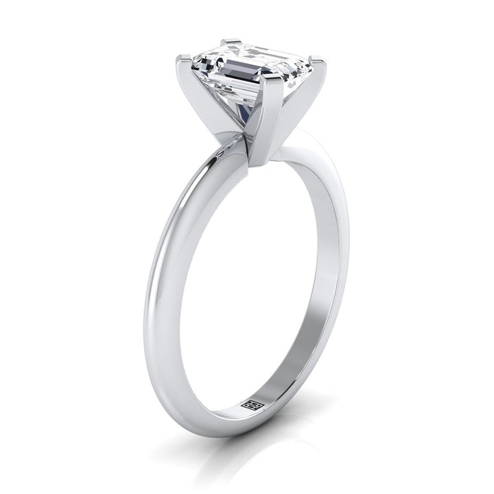 The Lolette Select Solitaire Engagement Ring with Lab Diamond in Platinum - view 2