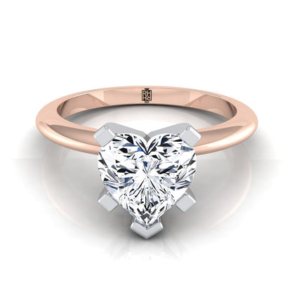 The Lolette Select Solitaire Engagement Ring with Lab Diamond in 14K Rose Gold - view 1