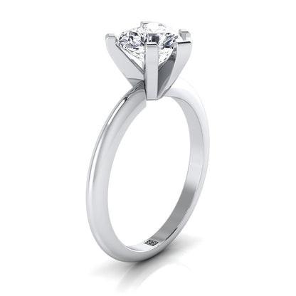 The Lolette Select Solitaire Engagement Ring with Lab Diamond in Platinum - view 2