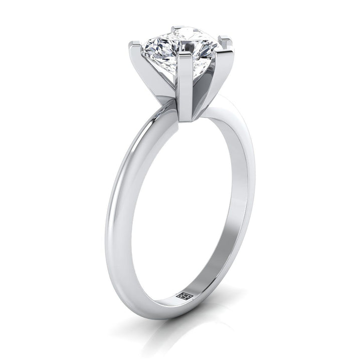 The Lolette Select Solitaire Engagement Ring with Lab Diamond in Platinum - view 2