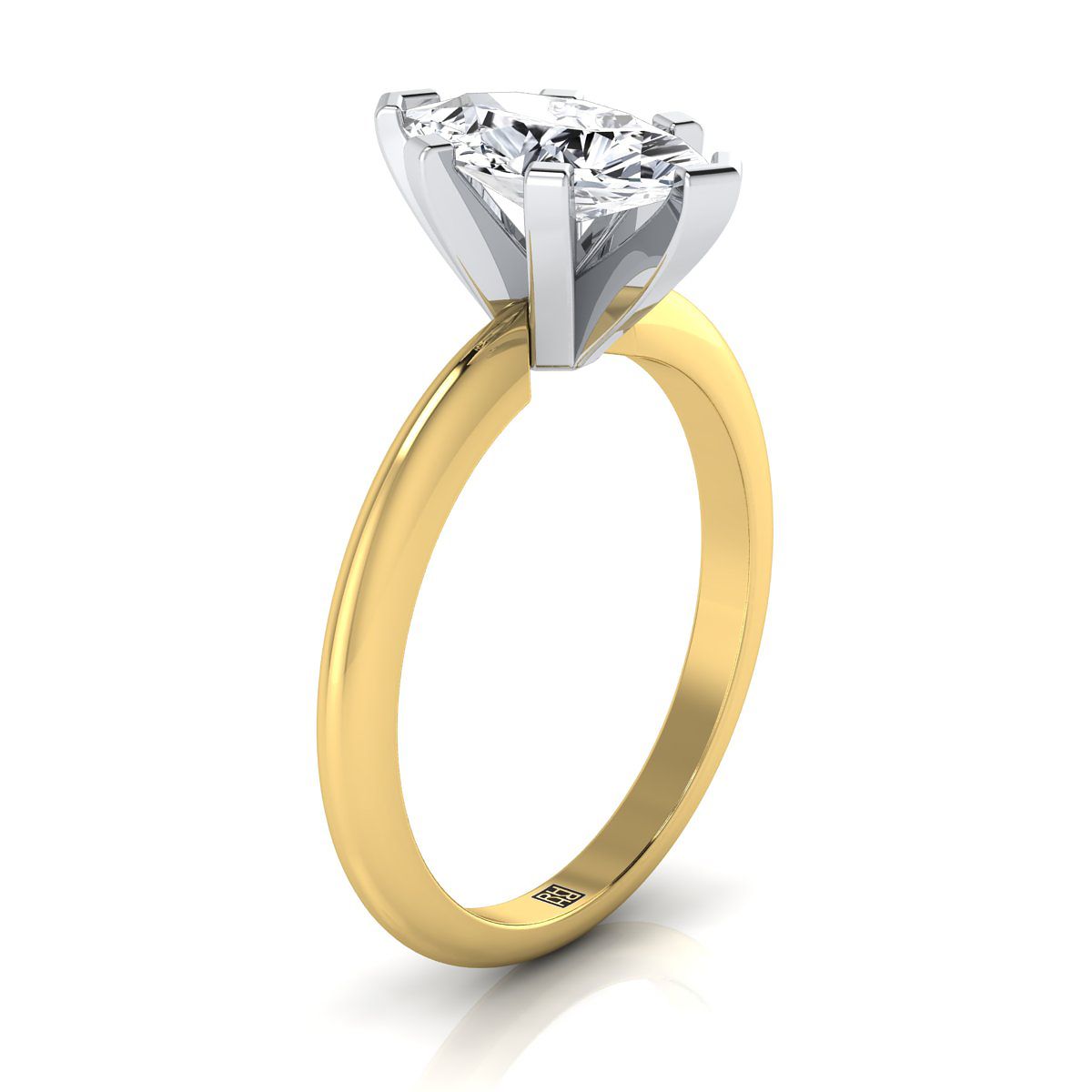 Select Solitaire styling on The Lolette marquise engagement ring setting | RockHer