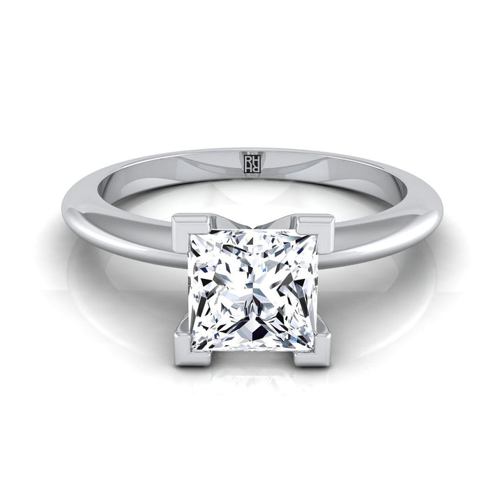 The Lolette Select Solitaire Engagement Ring with Lab Diamond in Platinum - view 1