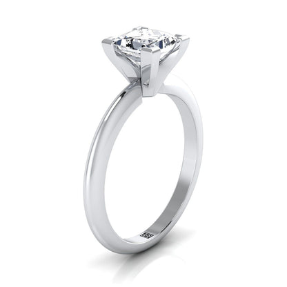 The Lolette Select Solitaire Engagement Ring with Lab Diamond in Platinum - view 2