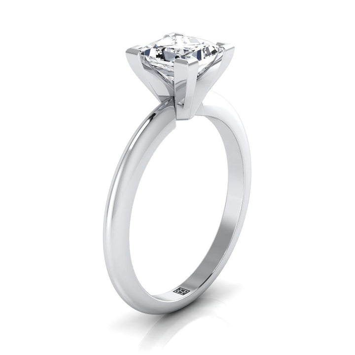 The Lolette Select Solitaire Engagement Ring with Lab Diamond in Platinum - view 2