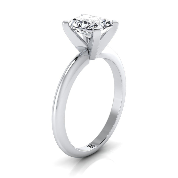 The Lolette Select Solitaire Engagement Ring with Lab Diamond in Platinum - view 2