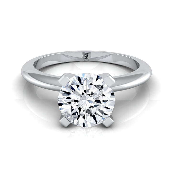 The Lolette Select Solitaire Engagement Ring with Lab Diamond in Platinum - view 1