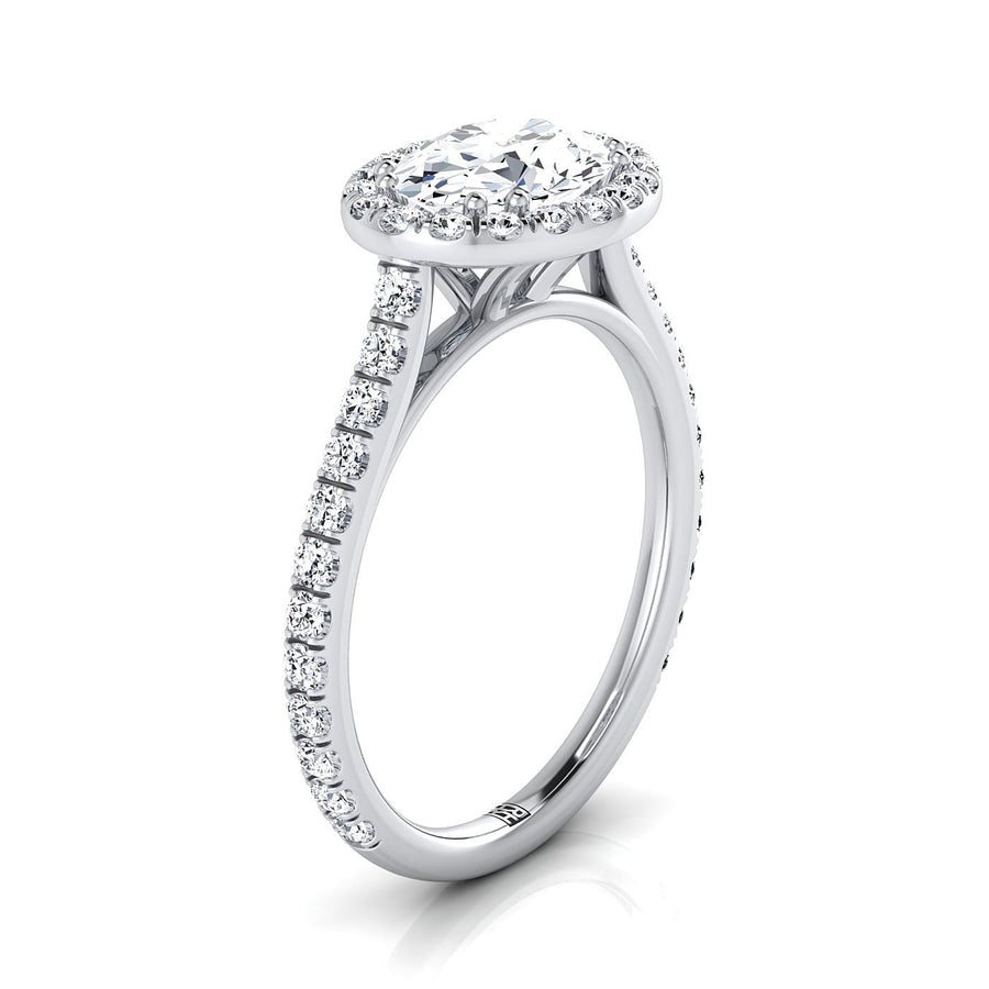 The Christina Engagement Ring, made to order in our Los Angeles atelier