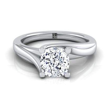 The Joplin Select Solitaire Engagement Ring with Lab Diamond in Platinum - view 1