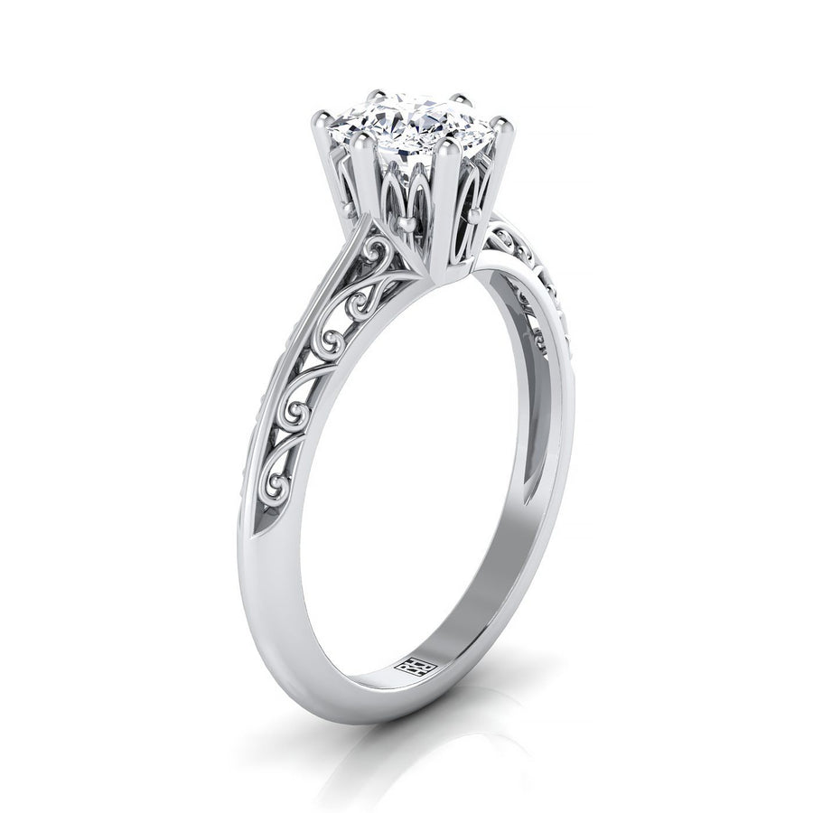 The Layla Engagement Ring, made to order in our Los Angeles atelier