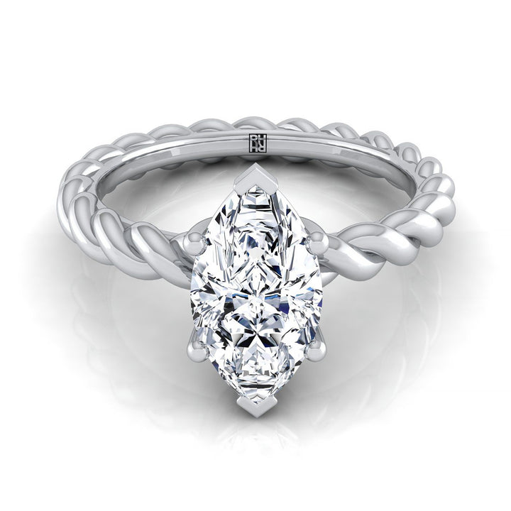 The Maggie Select Vintage Milgrain Solitaire Engagement Ring with Lab Diamond in Platinum - view 1