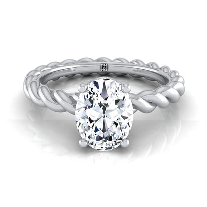 The Maggie Select Vintage Milgrain Solitaire Engagement Ring with Lab Diamond in Platinum - view 1